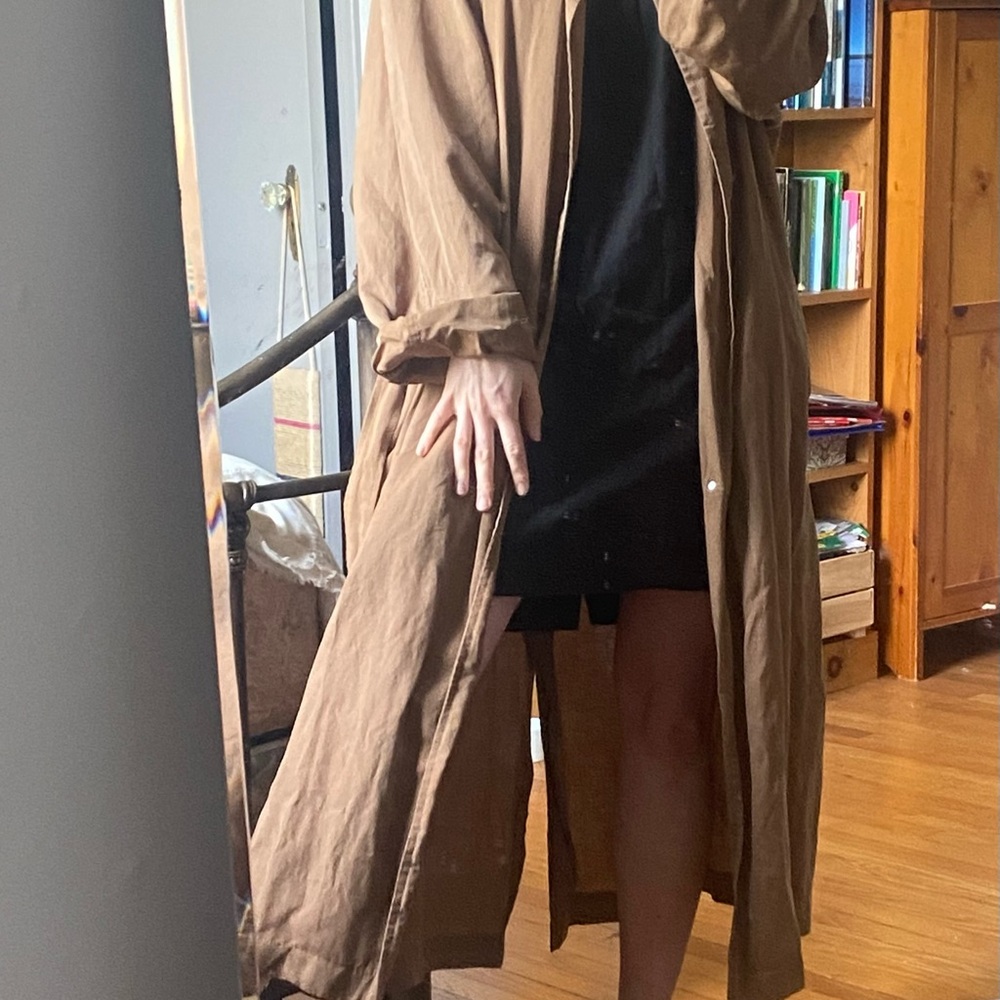 Duster maxi coat - cotton / lyocell
